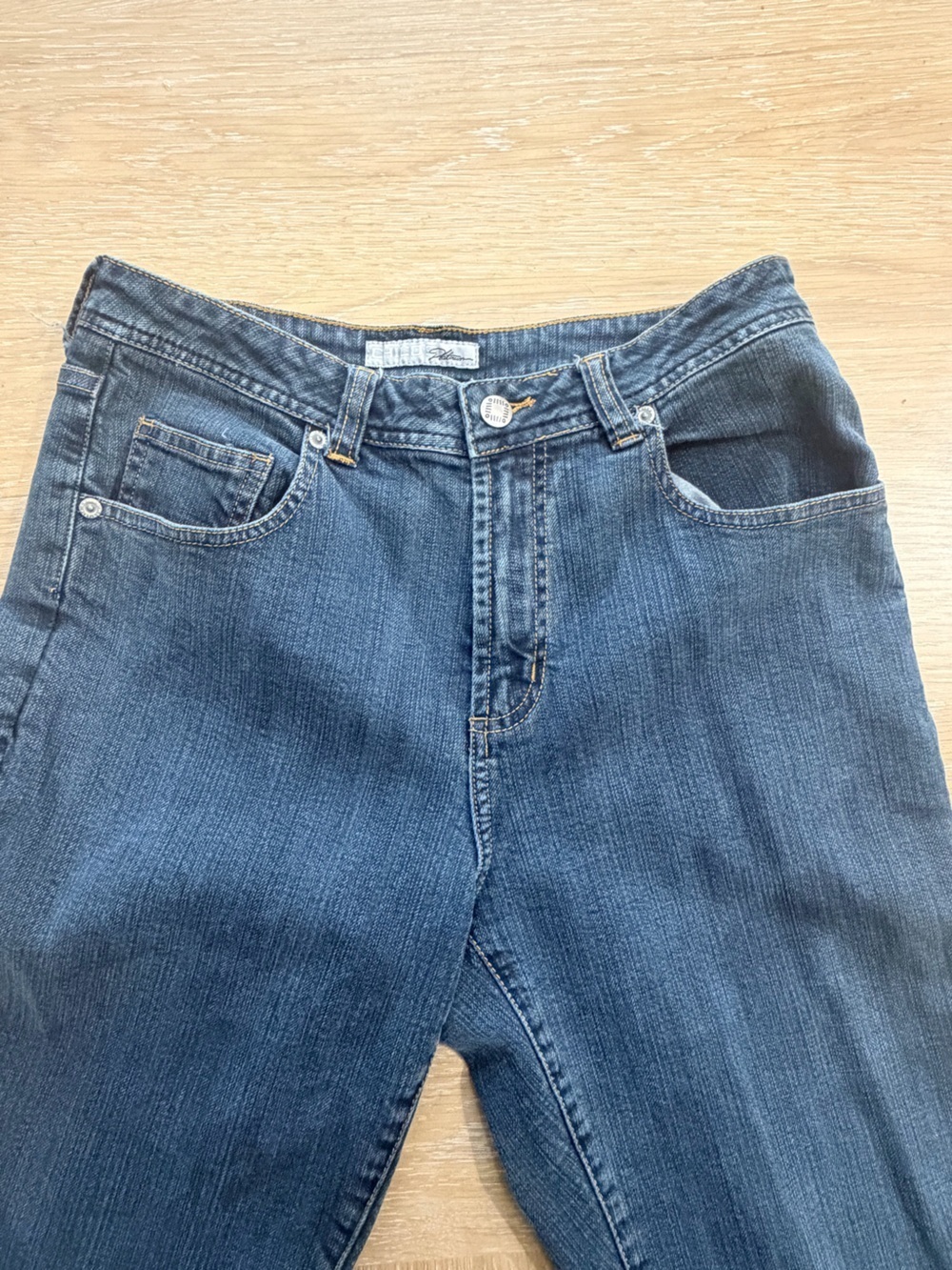 Chico's Women's Skinny Jeans - Dark Wash Blue - Picture 2 of 5